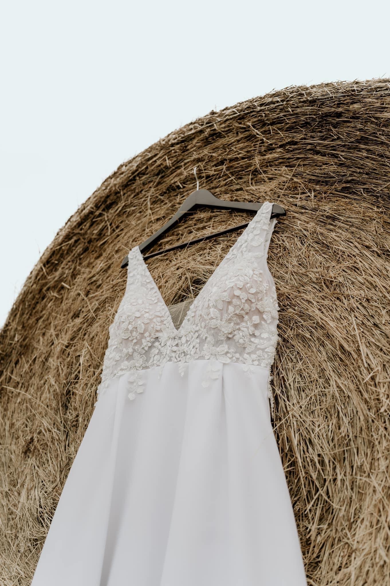 Wedding dress detail