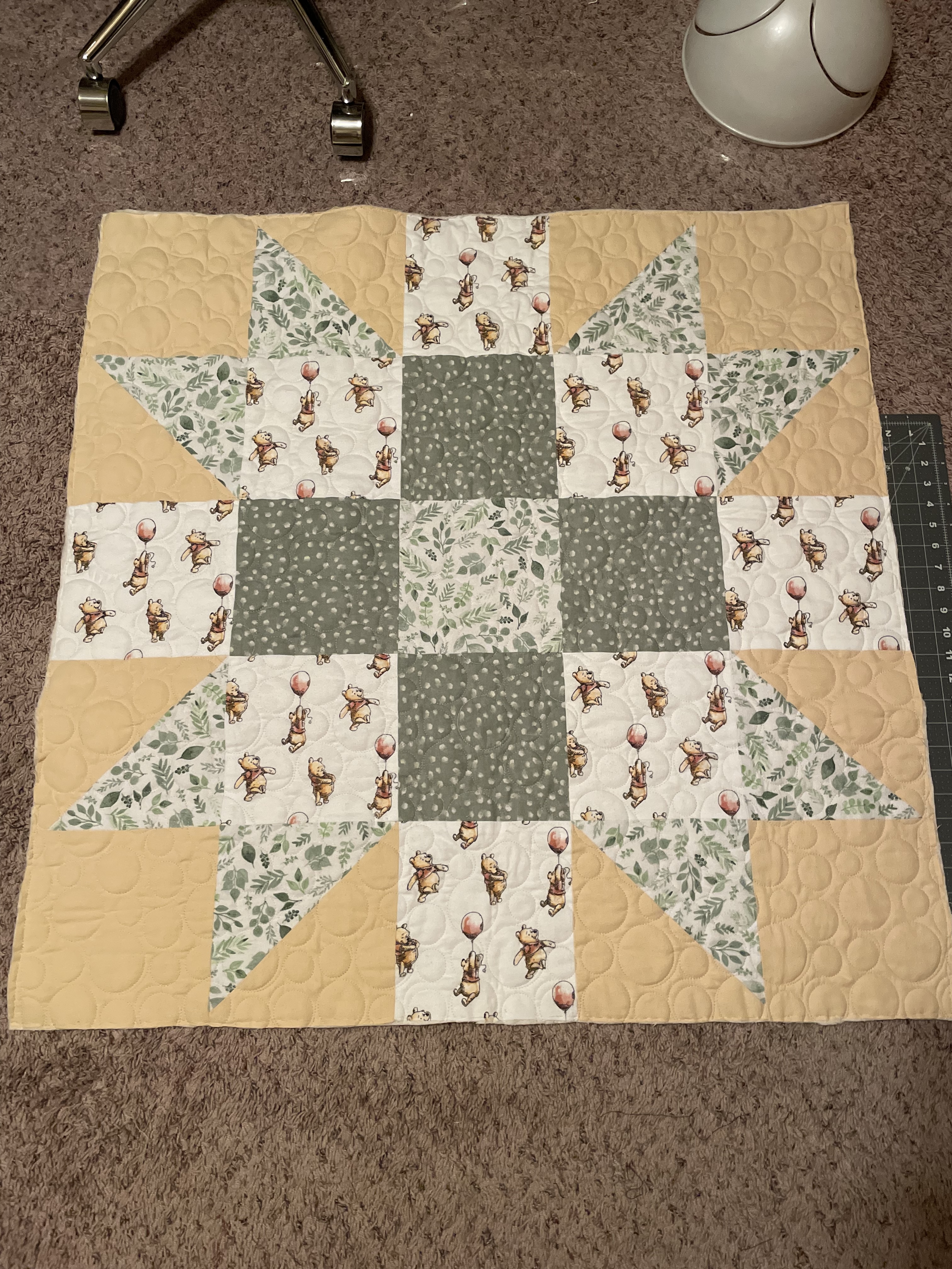 Custom quilted piece