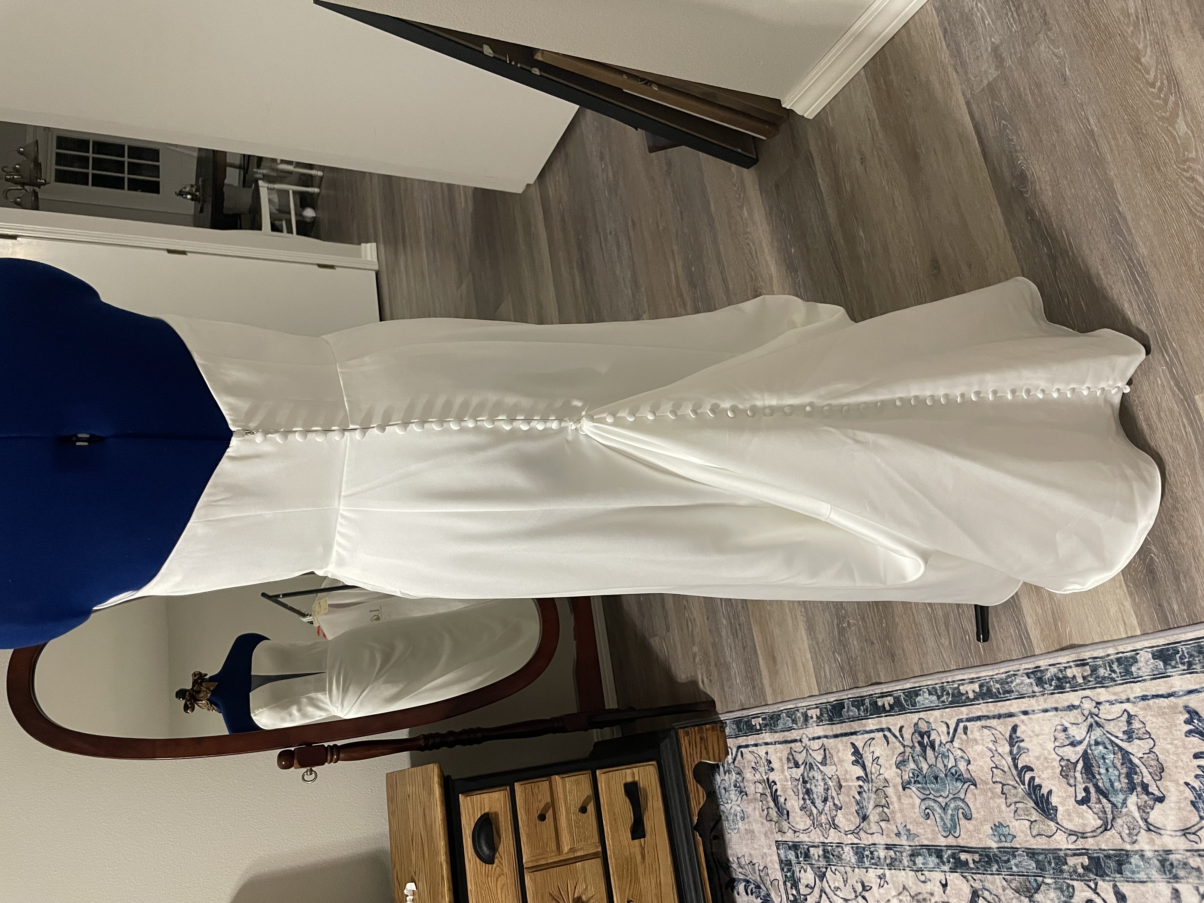 Wedding dress alteration work by Refined Edge Alterations